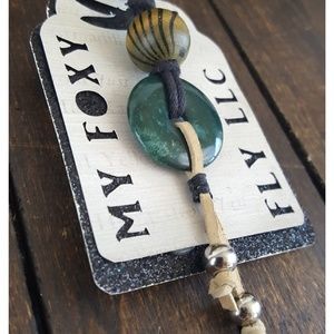 Bloodstone Natural Donut Handmade Necklace